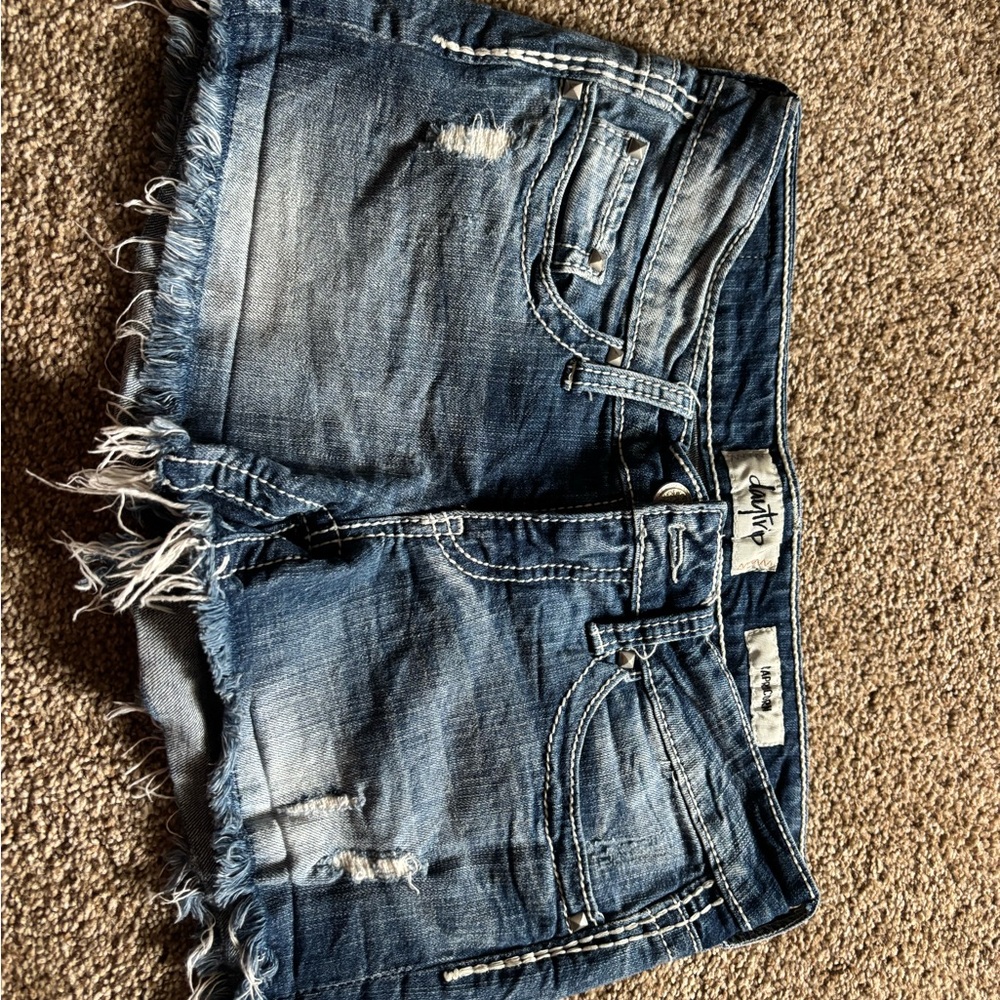 Daytrip Distressed Denim Shorts